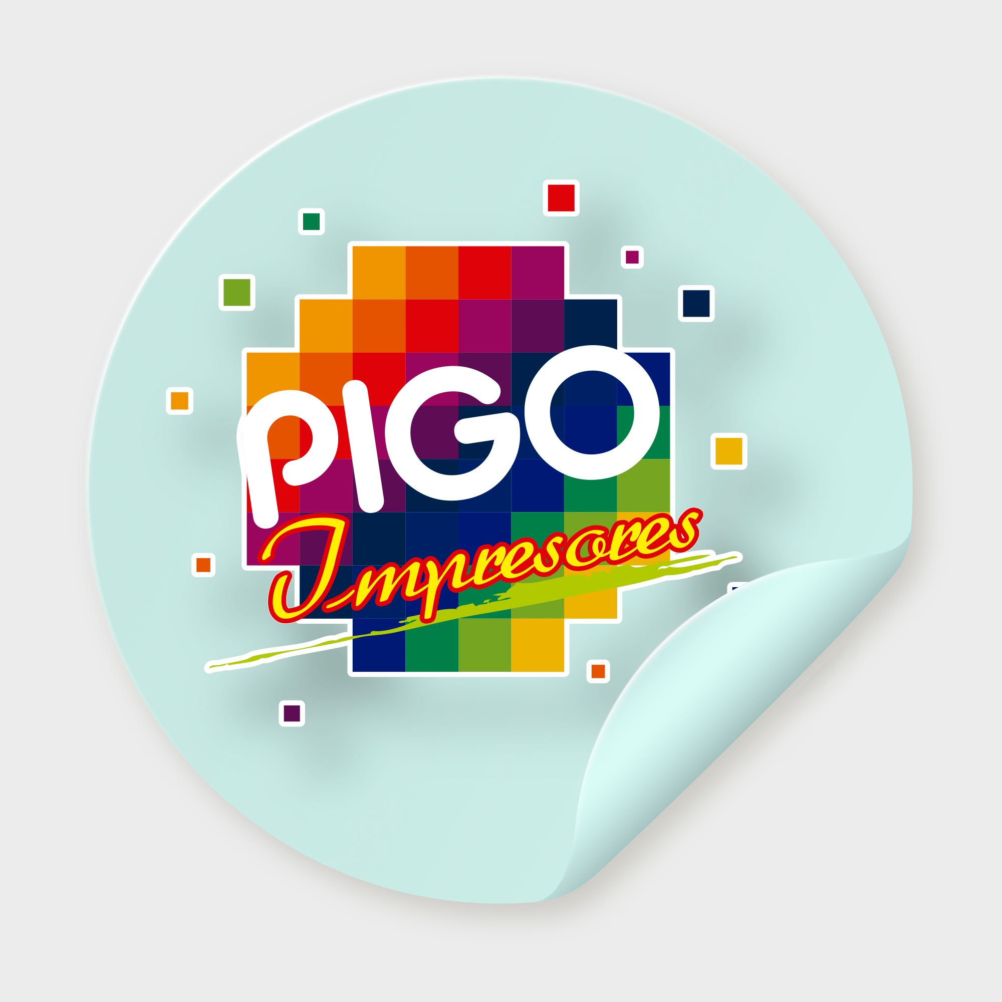 Imagen de stickers circulares